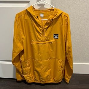 Yellow Adidas Windbreaker